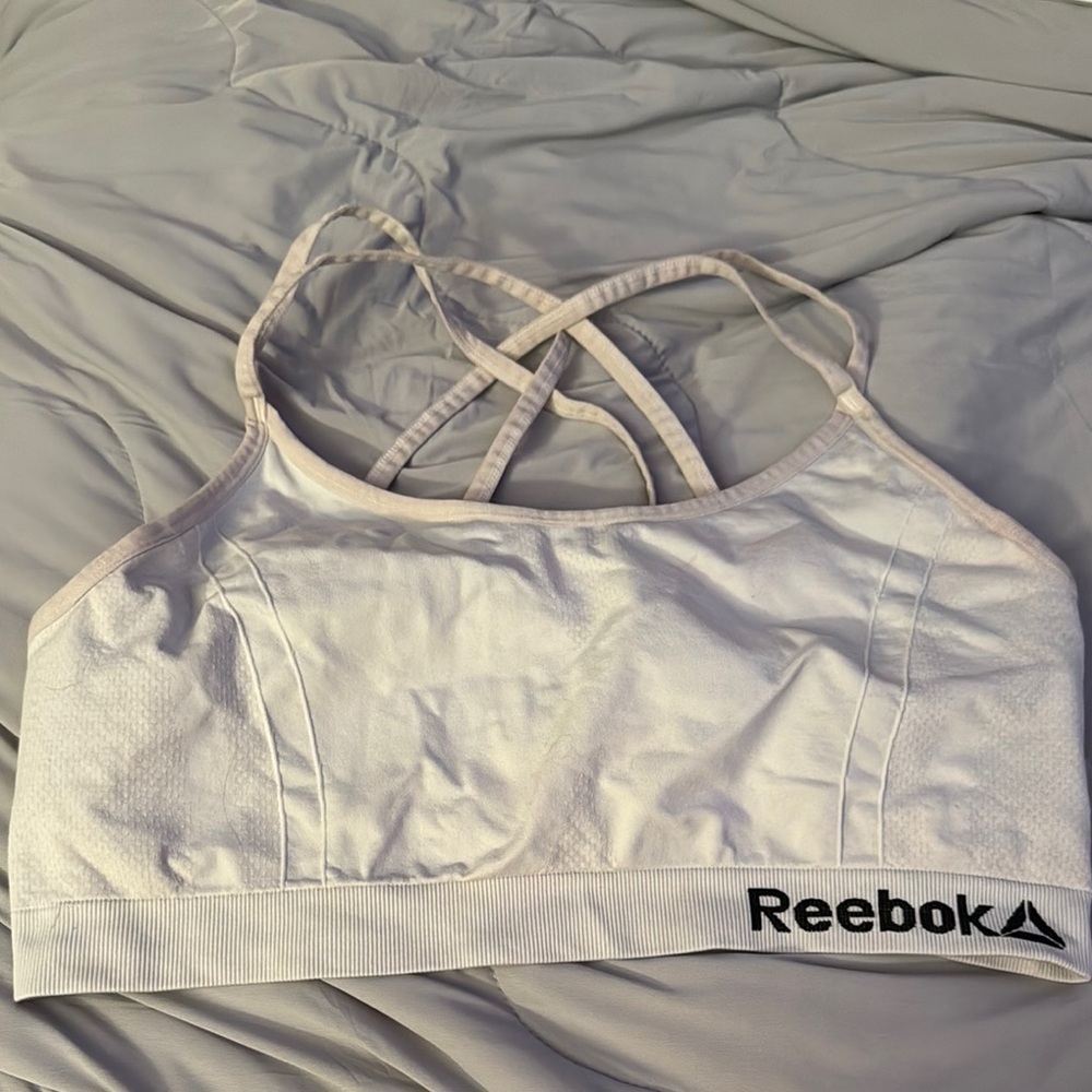Reebok Women's Light Beige Sports Bra